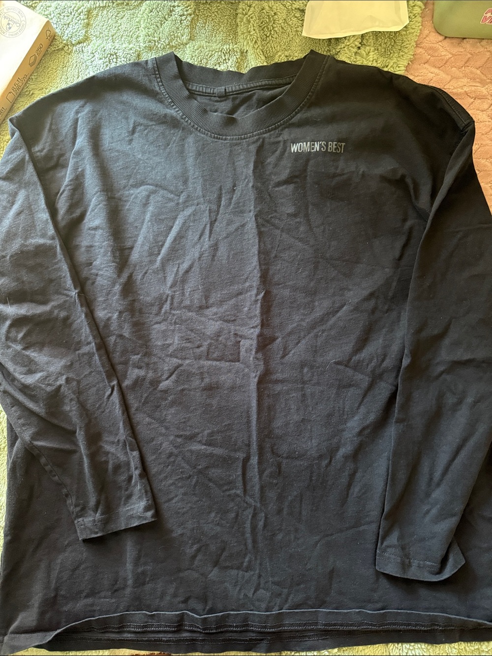 Women's Best Long-Sleeve Crew Tee — Black